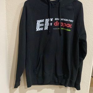 black new balance education first hoodie size medium